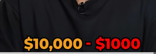 $10,000 minus $1,000