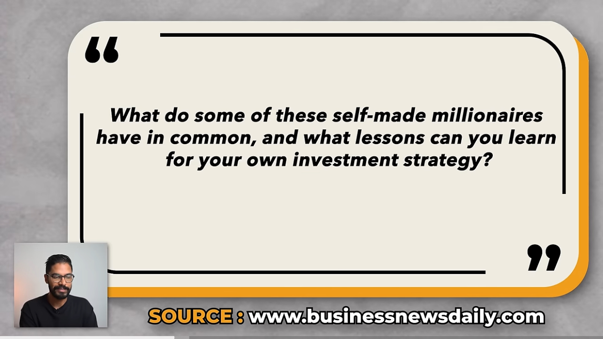 What does self-made millionaires have in common