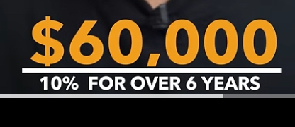 10% increased for over 6 years