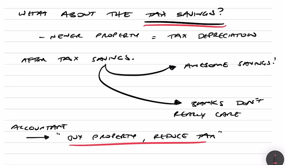Tax savings accounting