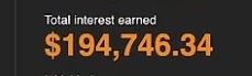 Total interest earned
