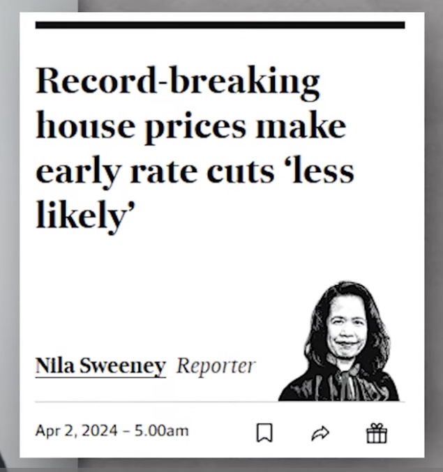 sydney reports house prices make early rates cuts