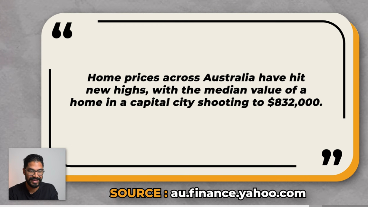 how price across australlia have hit new highs