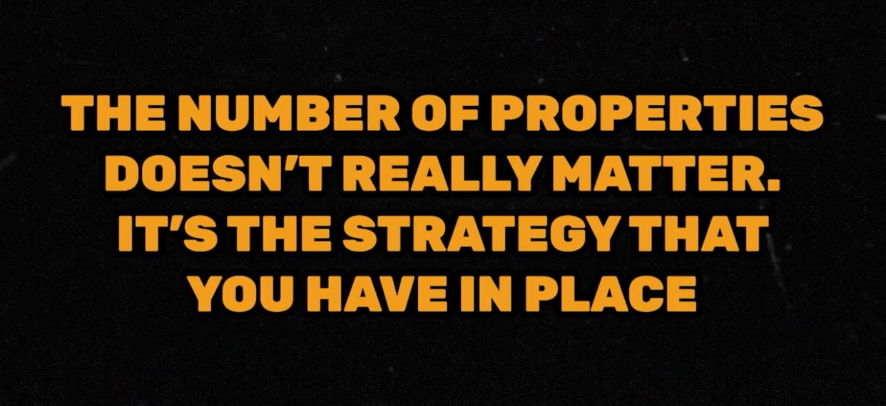  Number of properties doesn’t really matter
