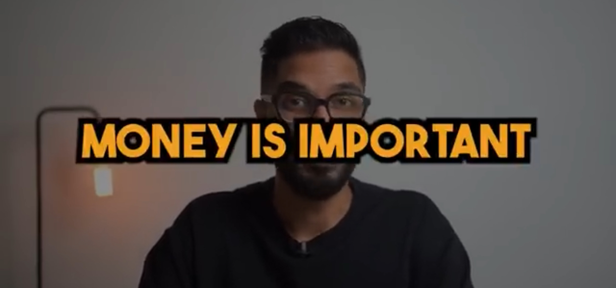 Money is important