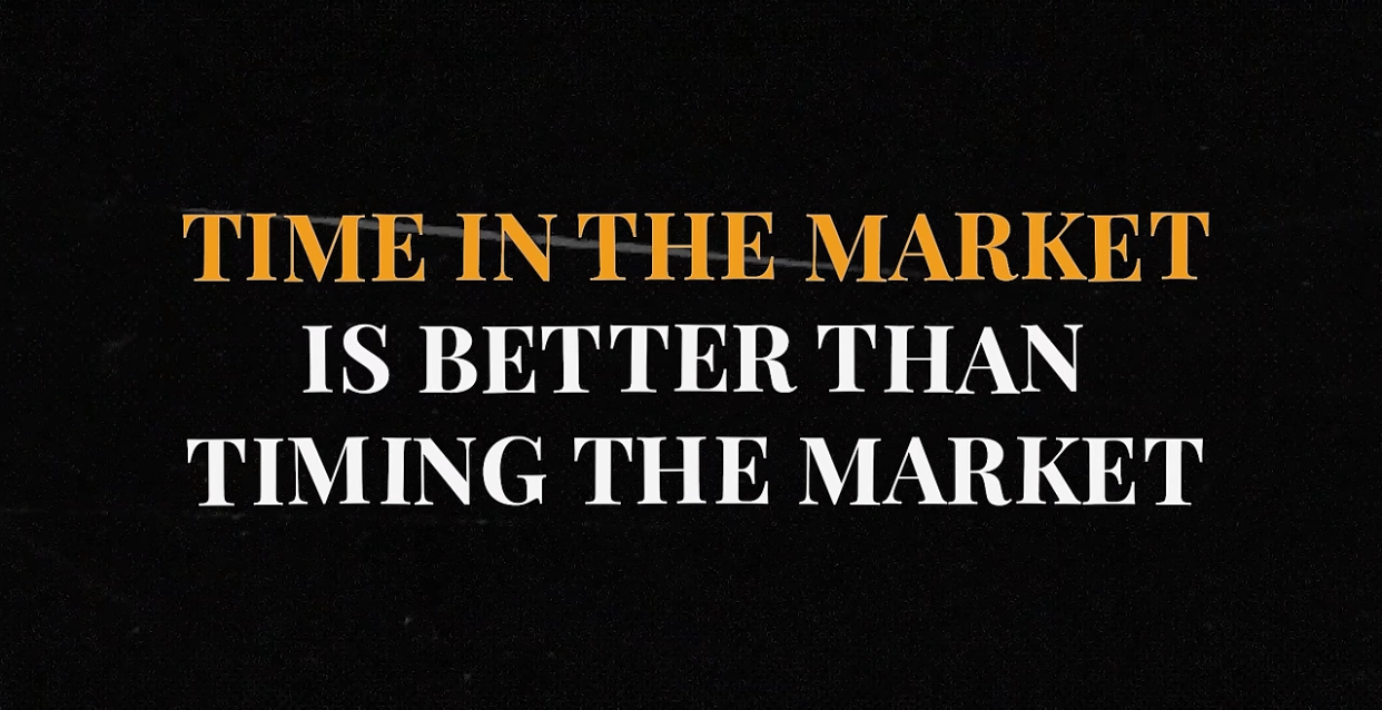 Time in the market is better than timing the market