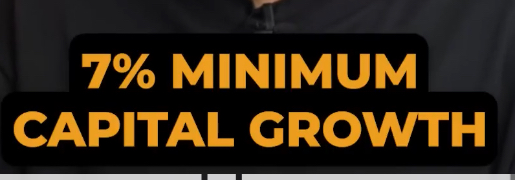 7% minimum capital growth