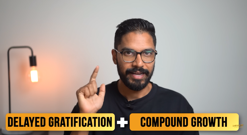 Delayed gratification plus compound growth