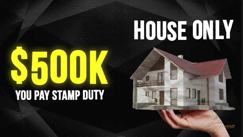 Layout image of $500k payed stamp duty for a house only