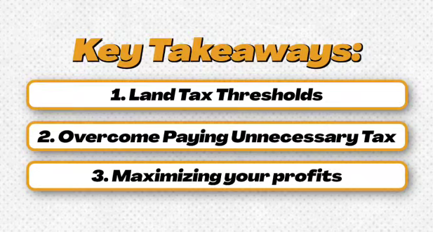 List of key takeaways from this blog