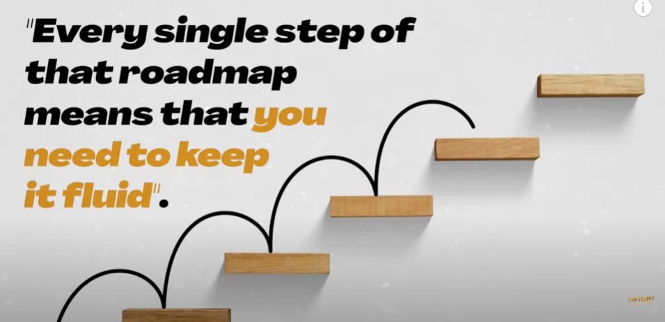 A photo of every single step on roadmap means that you need to keep it fluid