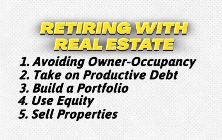 List of things to consider when retiring with real estate