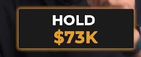 You will paying $73K per year towards holding property