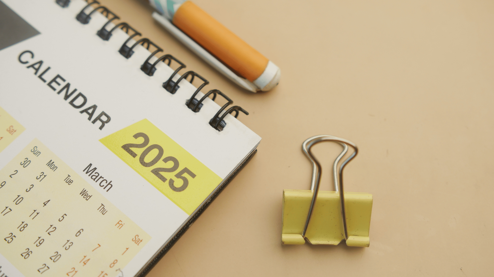 March 2025 calendar page