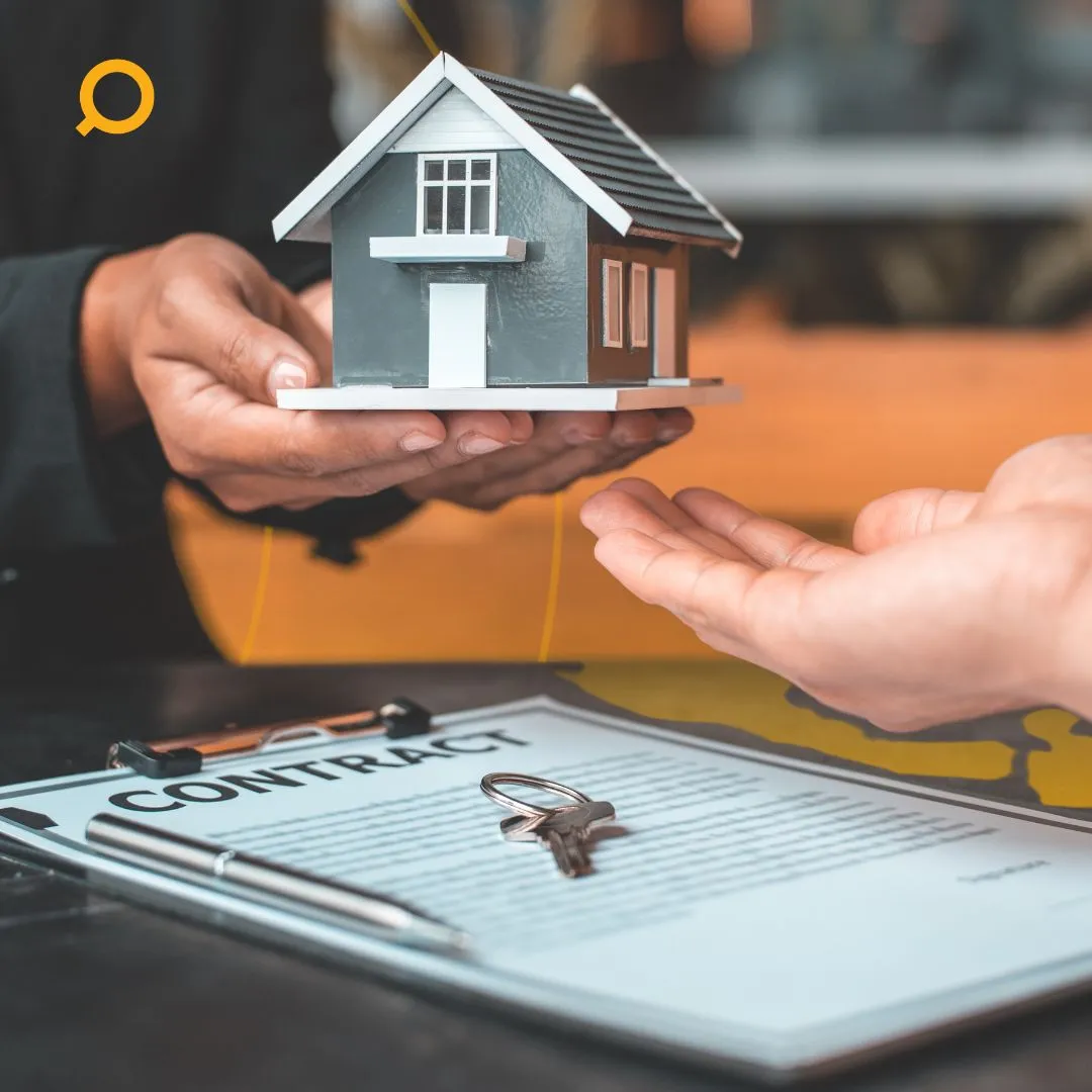 image symbolising a real estate purchase agreement
