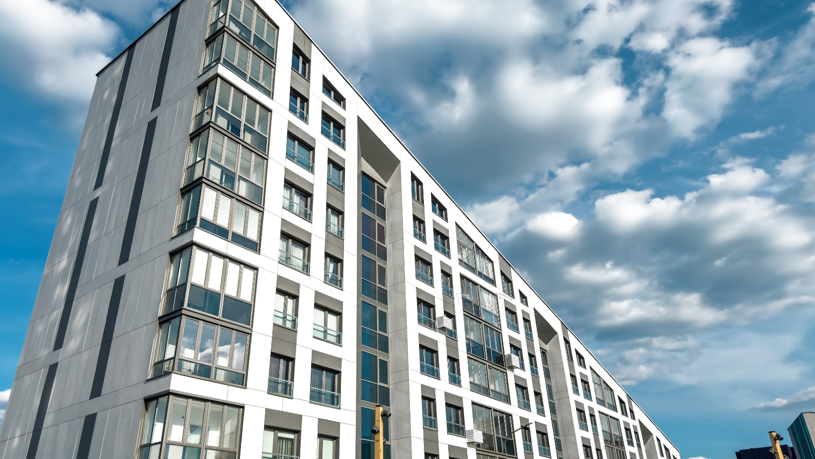 modern residential apartment building