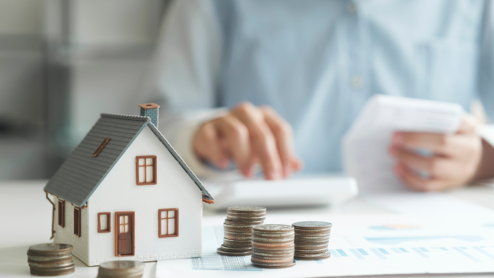 symbol of financial planning for real estate investment