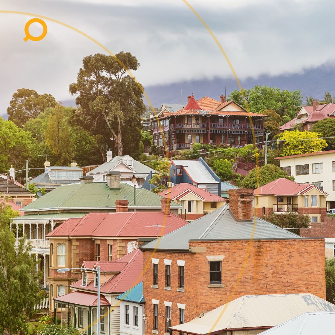 A photo of suburbs in regional australia