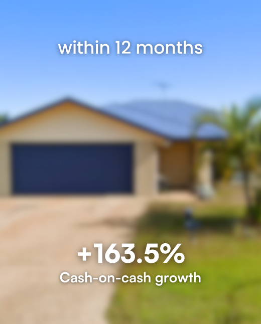 house cash on cash return 81.18%