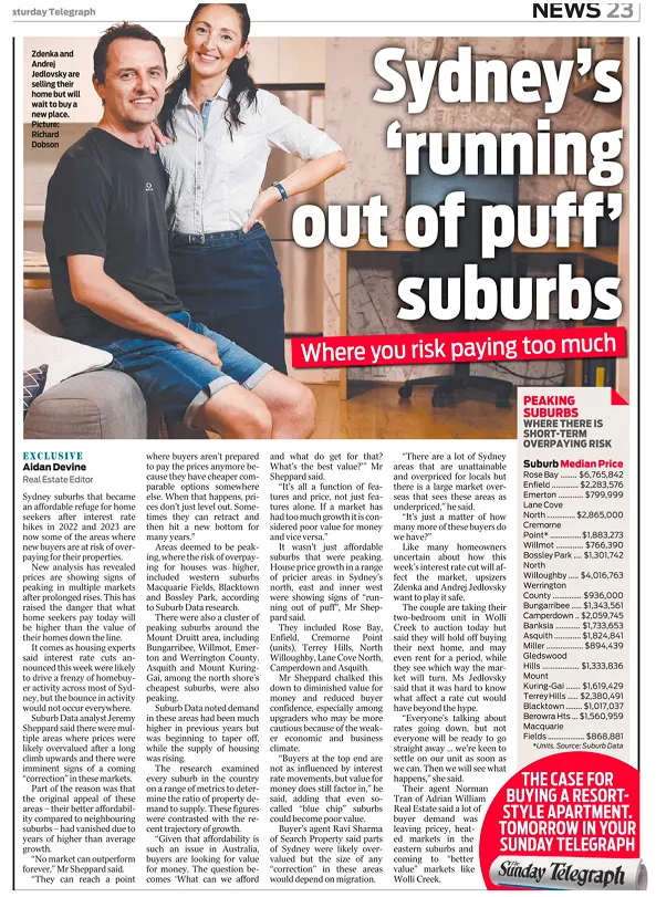 A newspaper article with a man and woman.